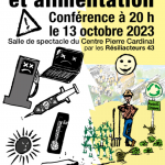 Conférence Risuques majeurs et alimentation